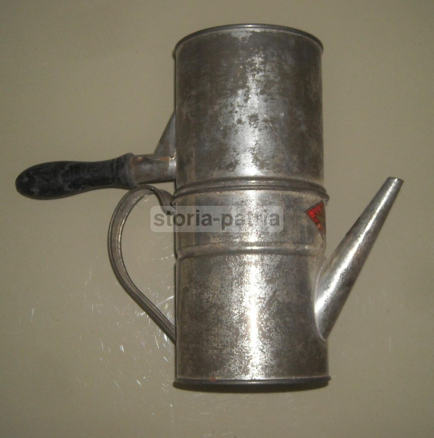 Caffettiera Napoletana Vintage Mosca In Metallo, Anni '30