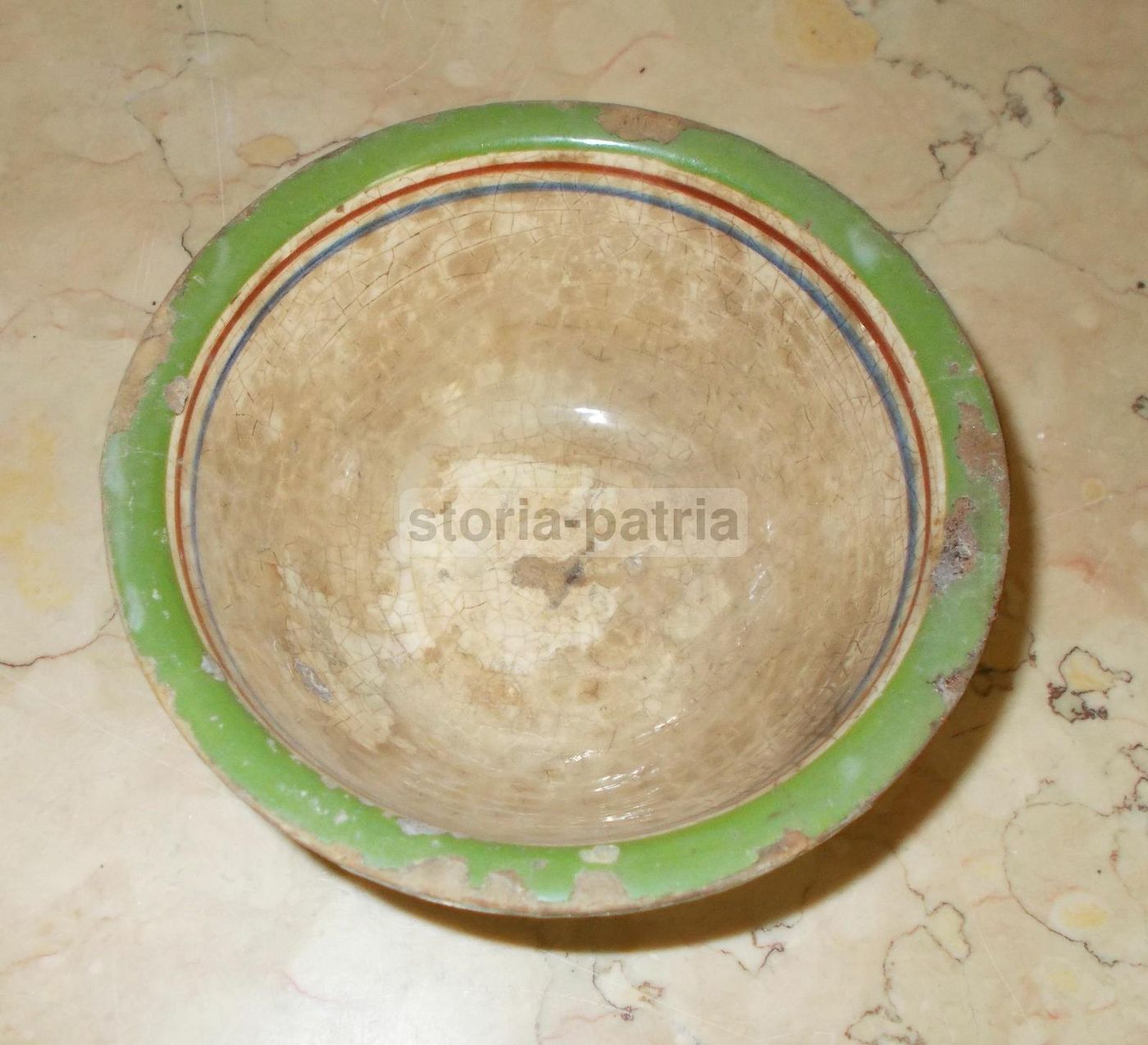 Tazza Pubblicitaria Cirio In Ceramica Con Decoro Floreale Anni '30