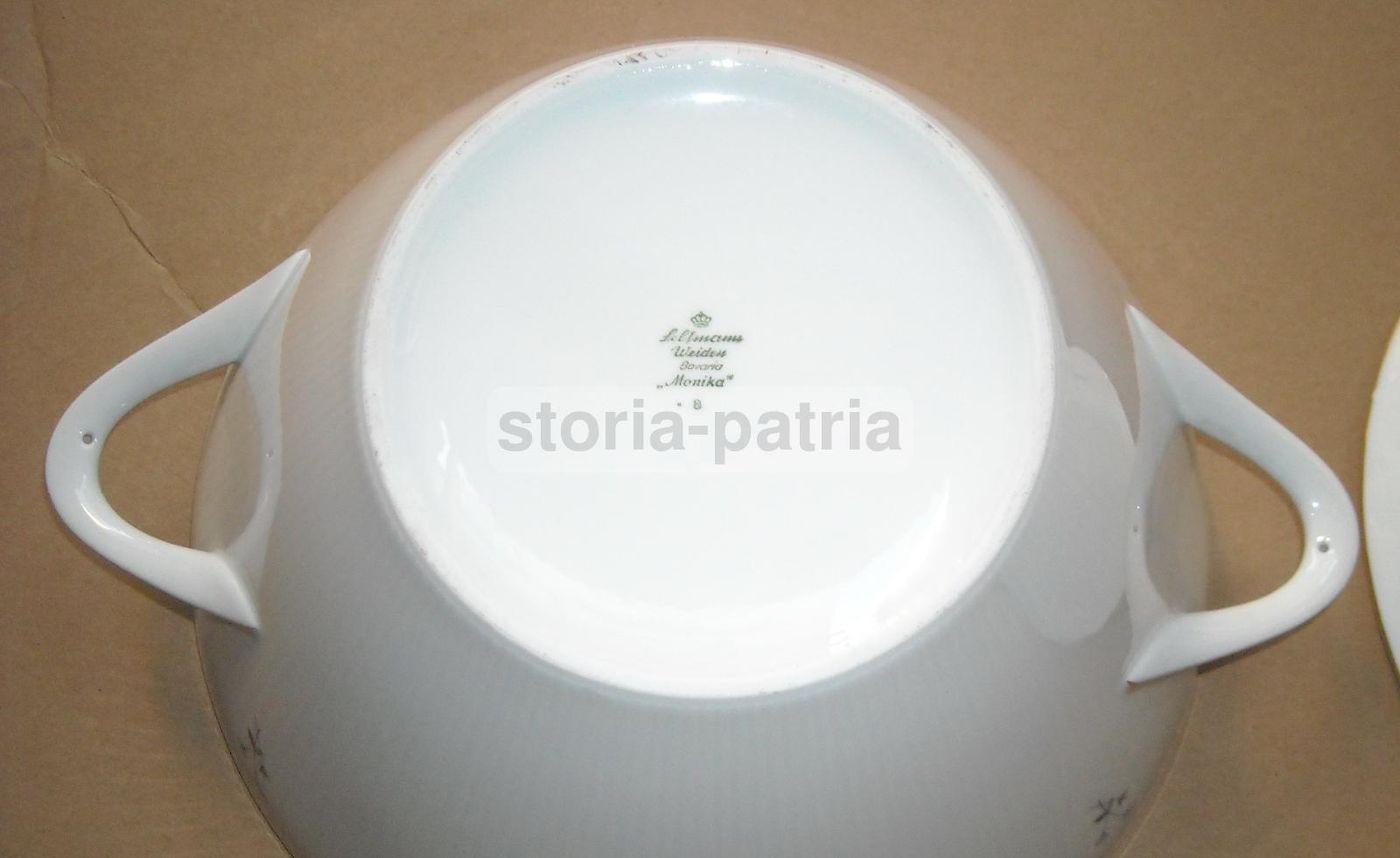 Zuppiera Porcellana Seltmann Weiden Bavaria Monika Decori Floreali