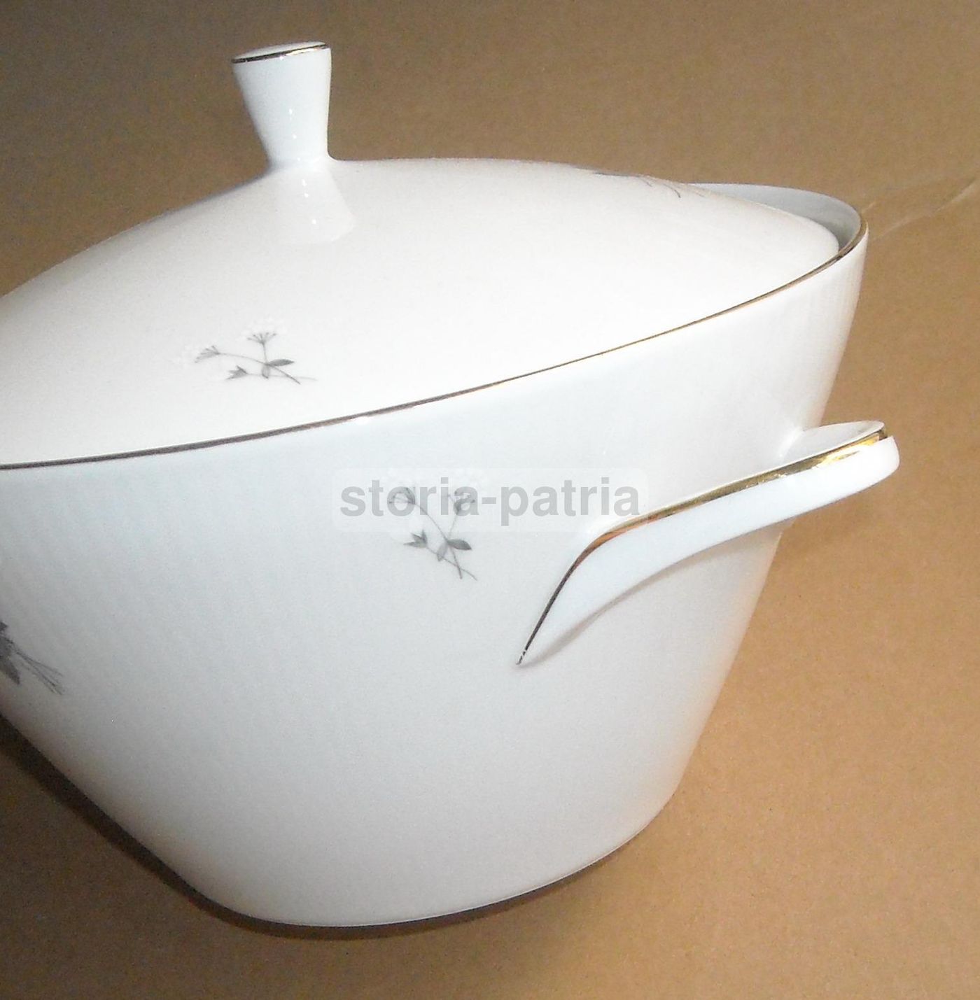 Zuppiera Porcellana Seltmann Weiden Bavaria Monika Decori Floreali