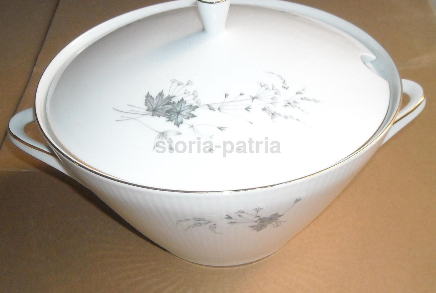 Zuppiera Porcellana Seltmann Weiden Bavaria Monika Decori Floreali