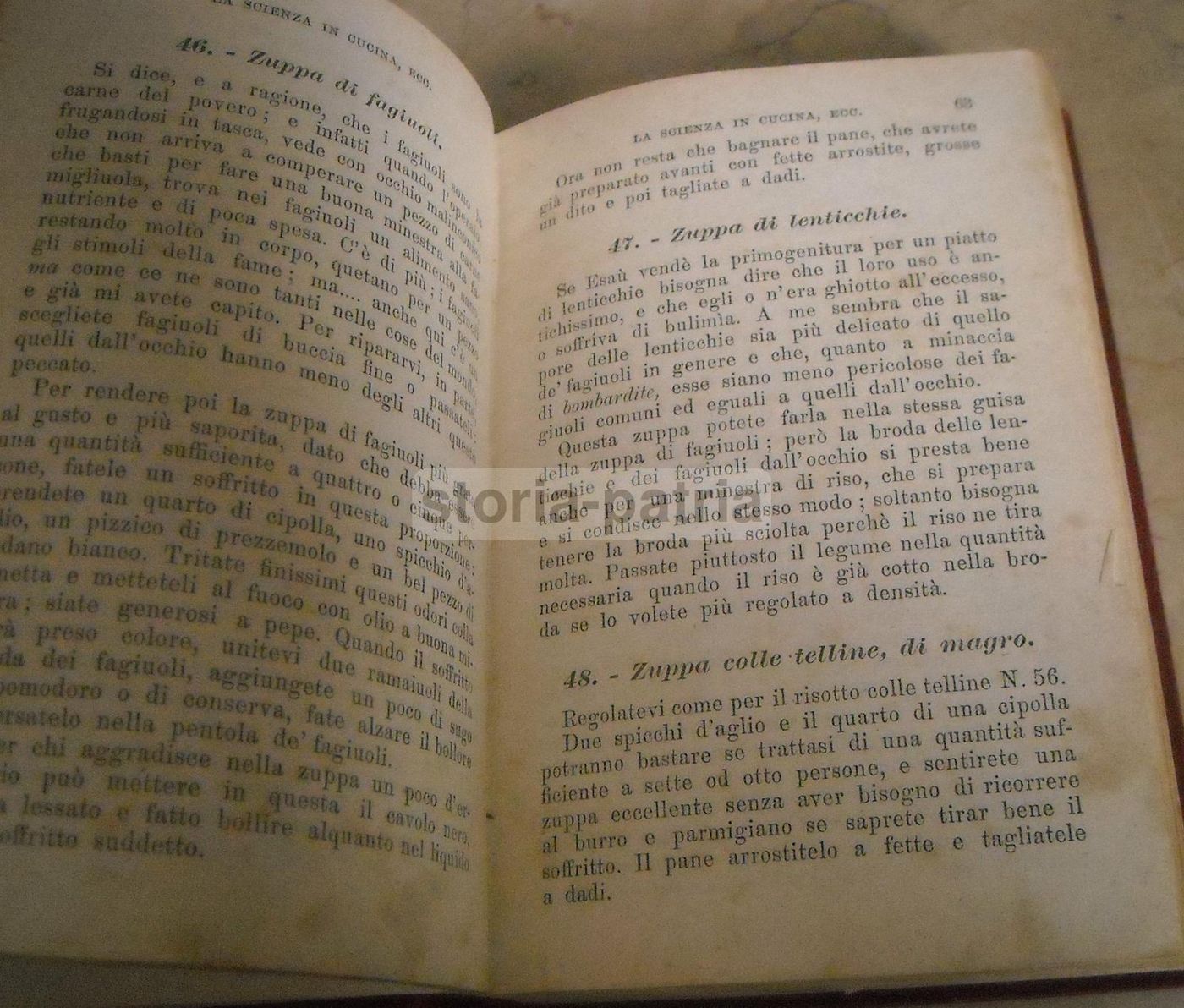 La Scienza In Cucina E L'Arte Di Mangiare Bene, Pellegrino Artusi   Salani, 1923