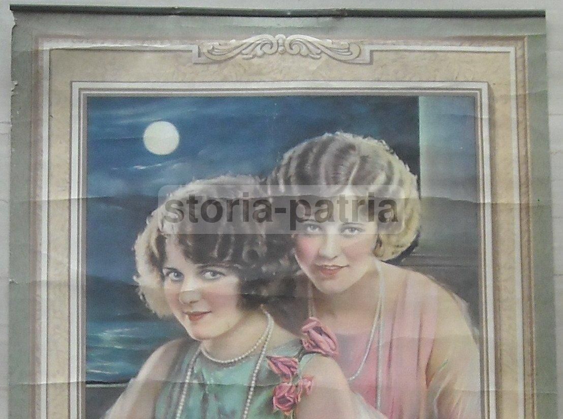 Calendario Ristorante Cinese Americano Charlie Wong 1928 New Bedford