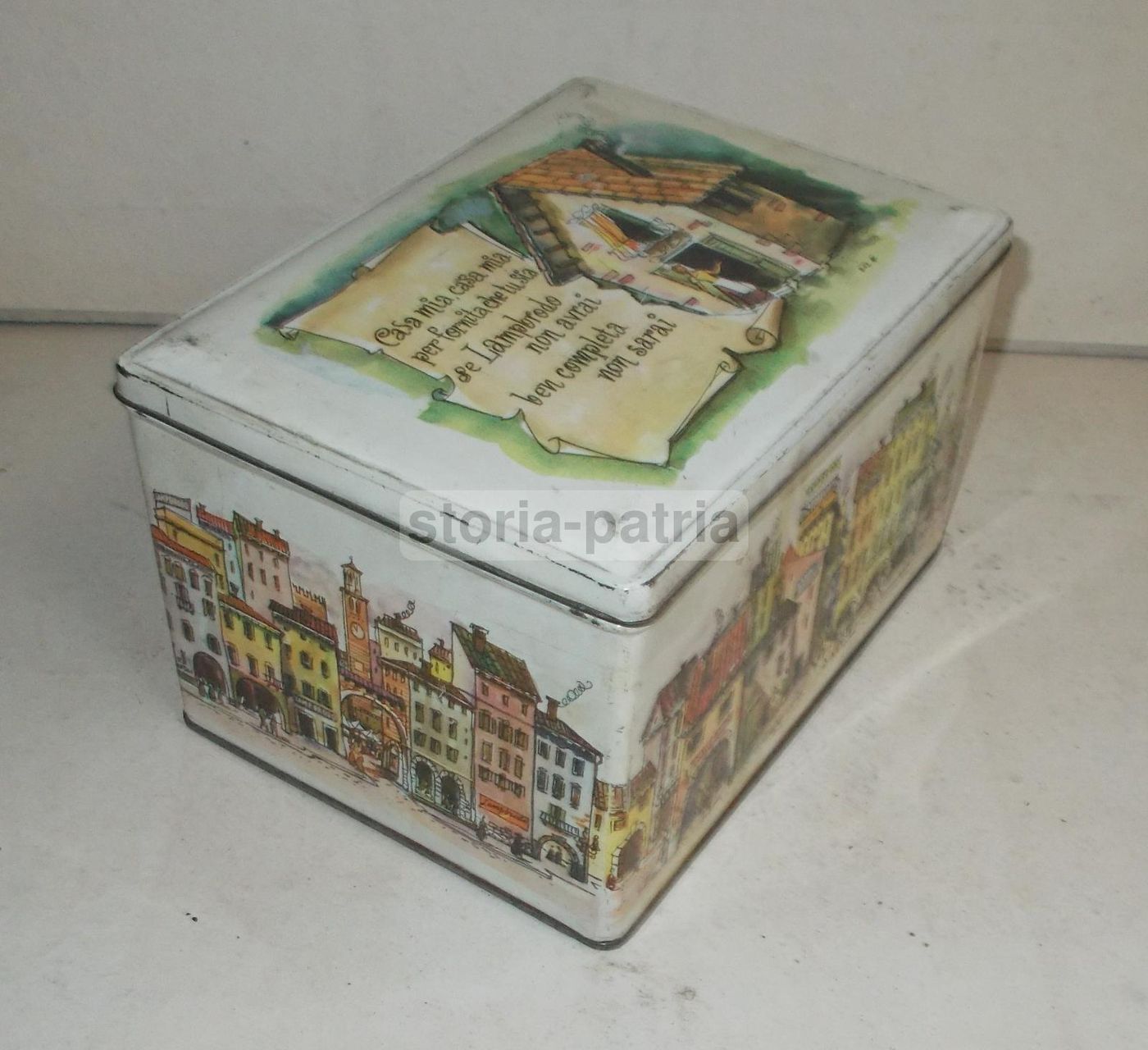 Scatola Pubblicitaria Lambrodo Ildea Verona Ruzzenente Anni '50