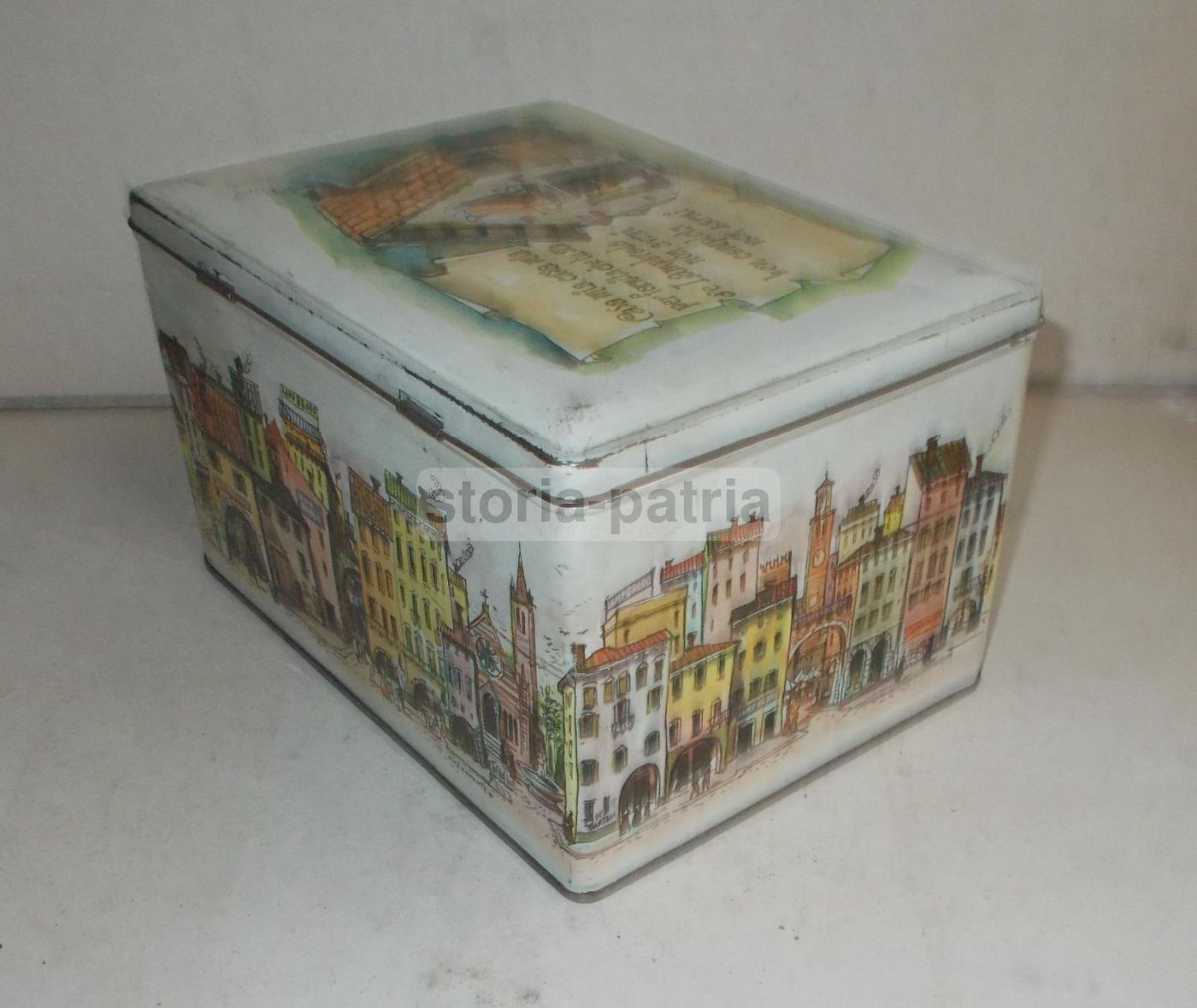 Scatola Pubblicitaria Lambrodo Ildea Verona Ruzzenente Anni '50