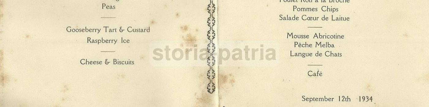 Menu Imperial Hotel Londra 1934   Pieghevole Pubblicitario E Bagni Turchi