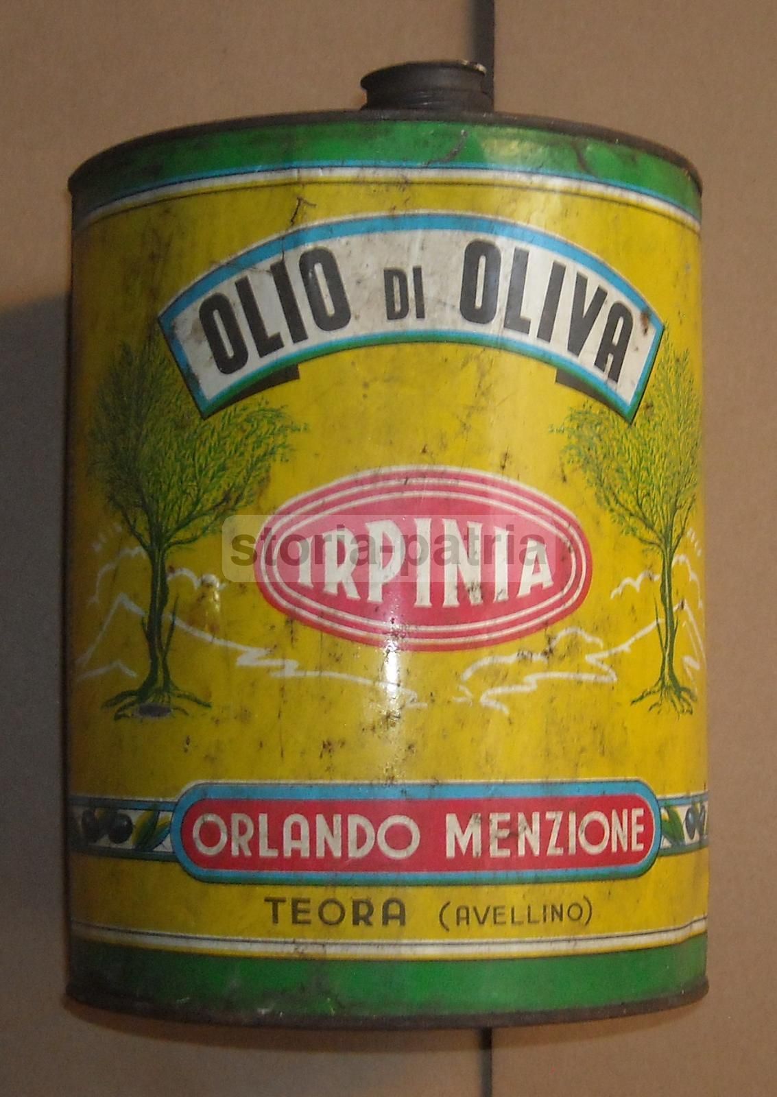 Scatola Pubblicitaria Olio Orlando Menzione, Teora (Avellino), Anni '60