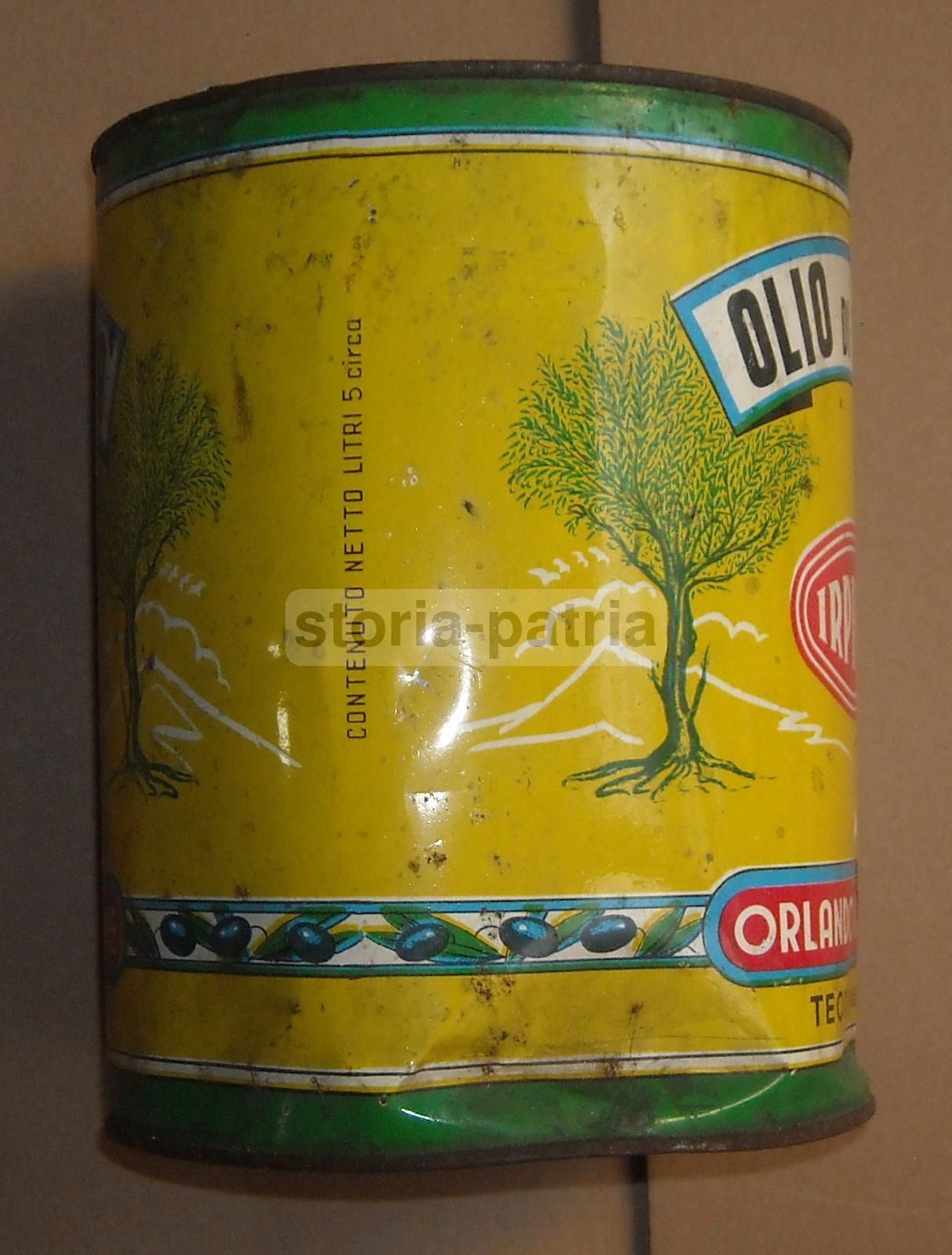 Scatola Pubblicitaria Olio Orlando Menzione, Teora (Avellino), Anni '60