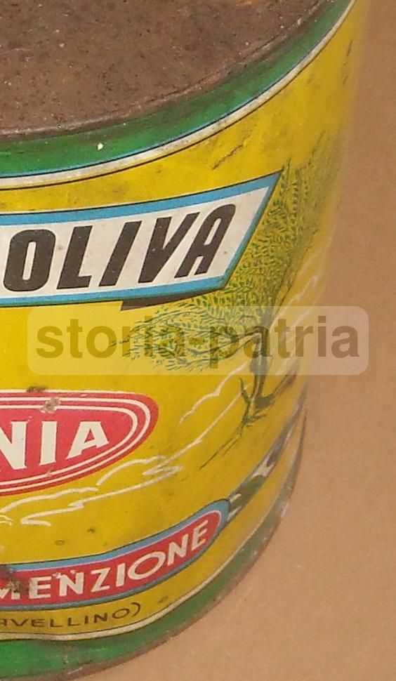 Scatola Pubblicitaria Olio Orlando Menzione, Teora (Avellino), Anni '60