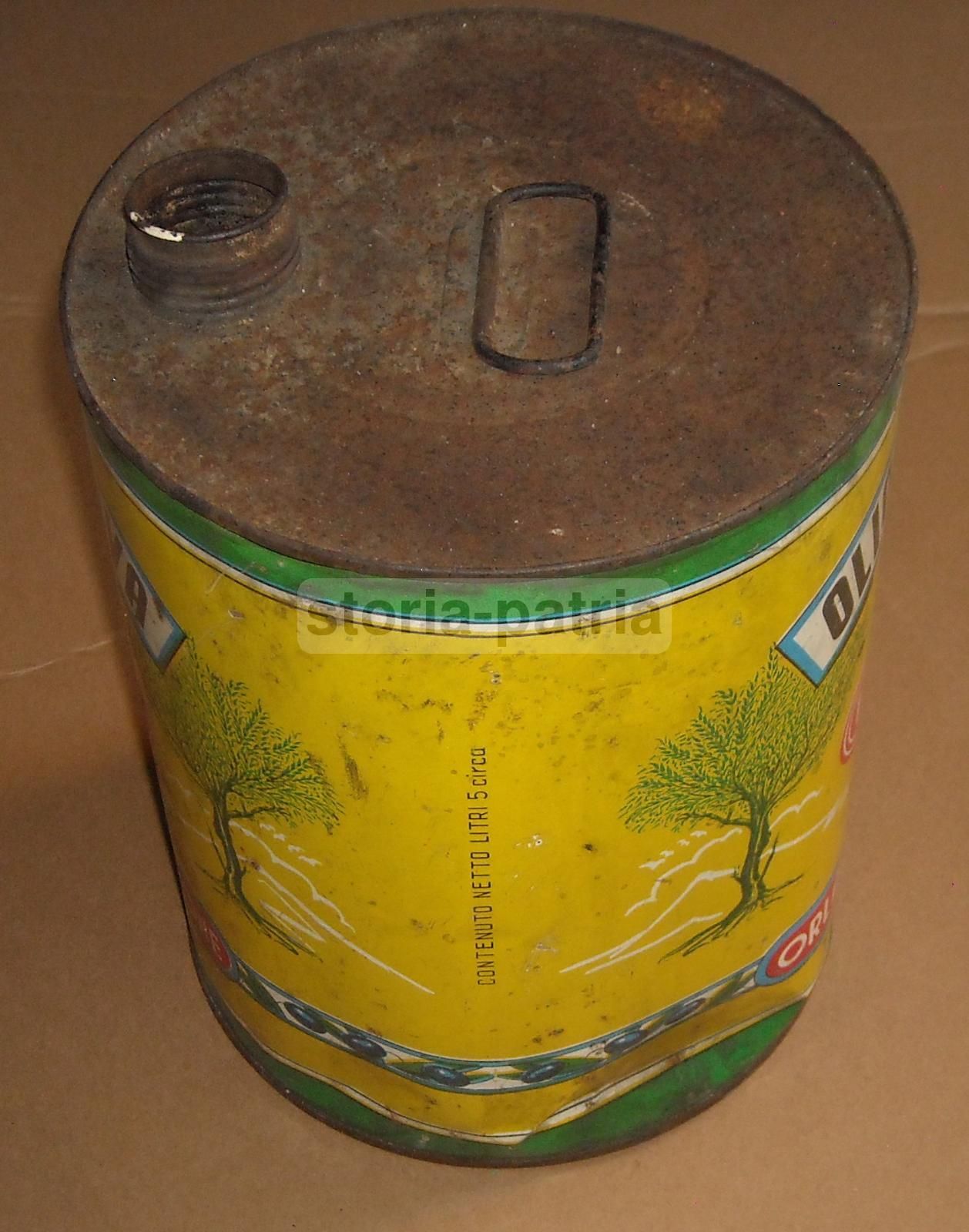 Scatola Pubblicitaria Olio Orlando Menzione, Teora (Avellino), Anni '60