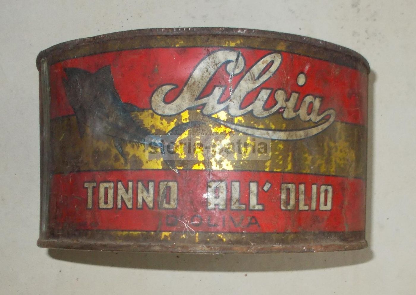 Scatola Di Latta Vintage Tonno Silvia, Lampedusa