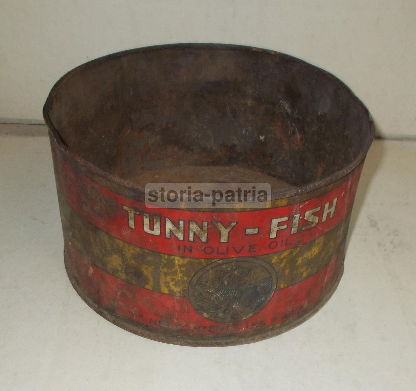 Scatola Di Latta Vintage Tonno Silvia, Lampedusa