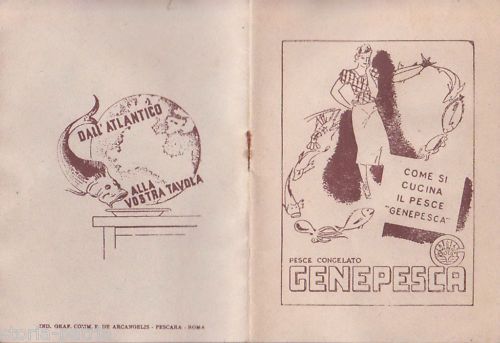 Ricettario Pesce Genepesca, Abruzzo, Anni '30, Cucina E Gastronomia