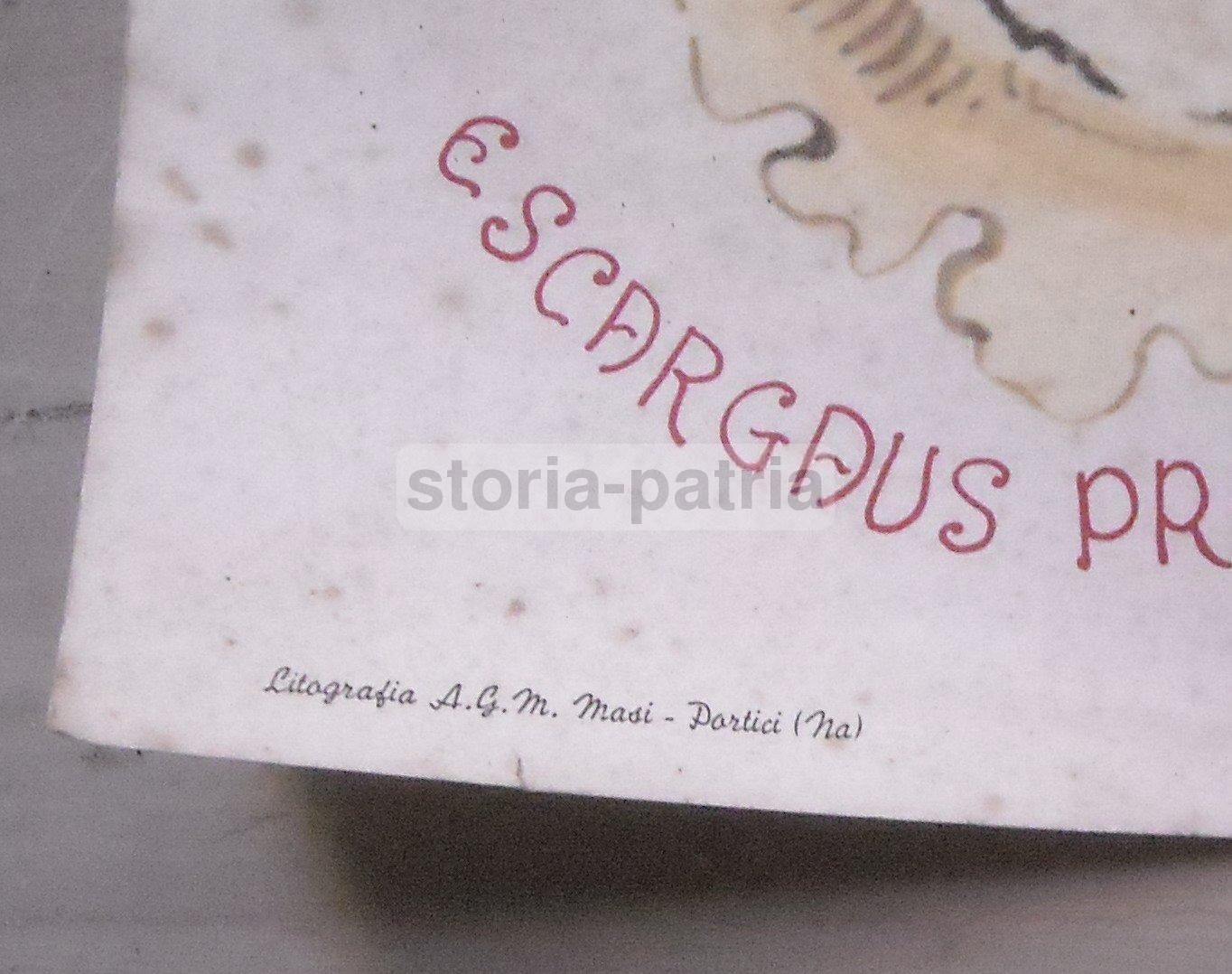 Menu Ristorante Zi' Teresa Napoli Folklore Kasslatter Vintage