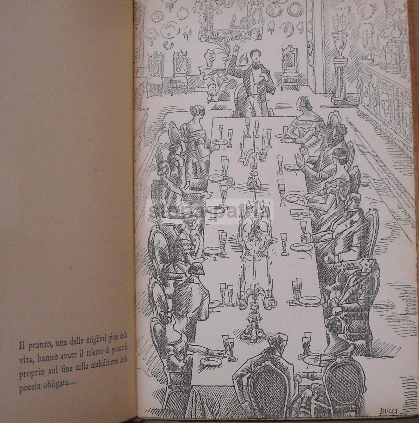 L'Arte Di Convitare Di Raiberti 1937 Con Illustrazioni Bucci