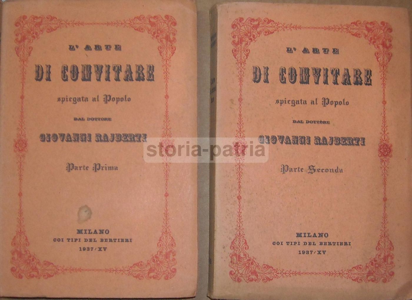 L'Arte Di Convitare Di Raiberti 1937 Con Illustrazioni Bucci