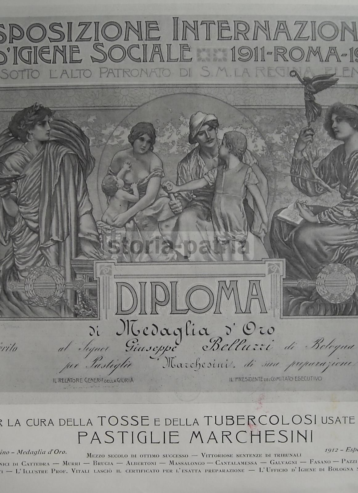 Pubblicità Liebig Estratto Di Carne E Pastiglie Marchesini 1914