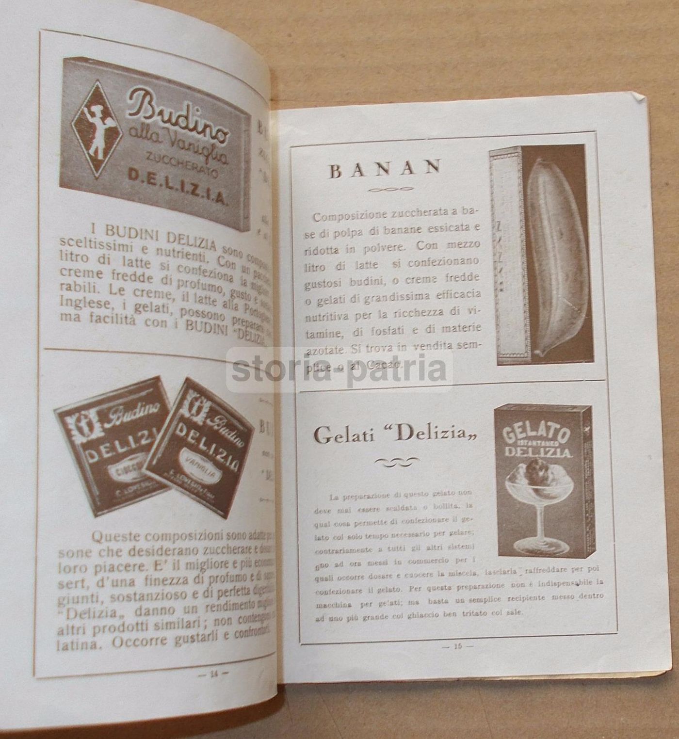 Ricettario Lievito Delizia Anni '20 Pasticceria Dolci Antichi
