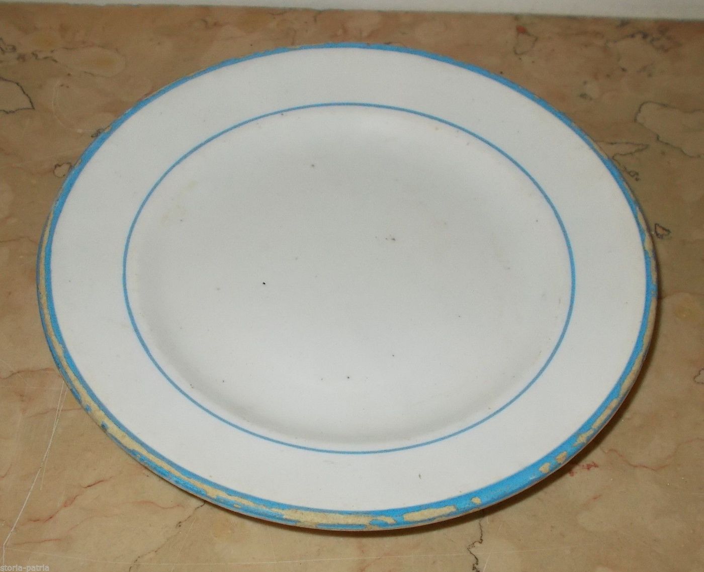 Piatto In Ceramica Vedova Besio E Figli, Fine '800 Inizio '900