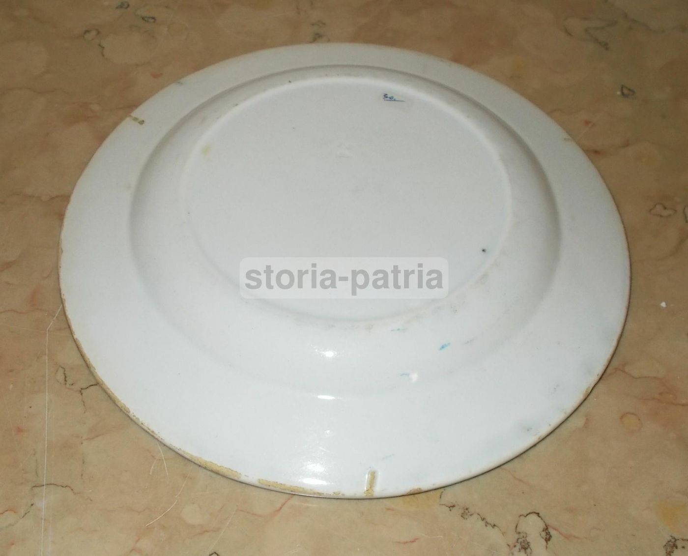 Piatto In Ceramica Vedova Besio E Figli, Fine '800 Inizio '900