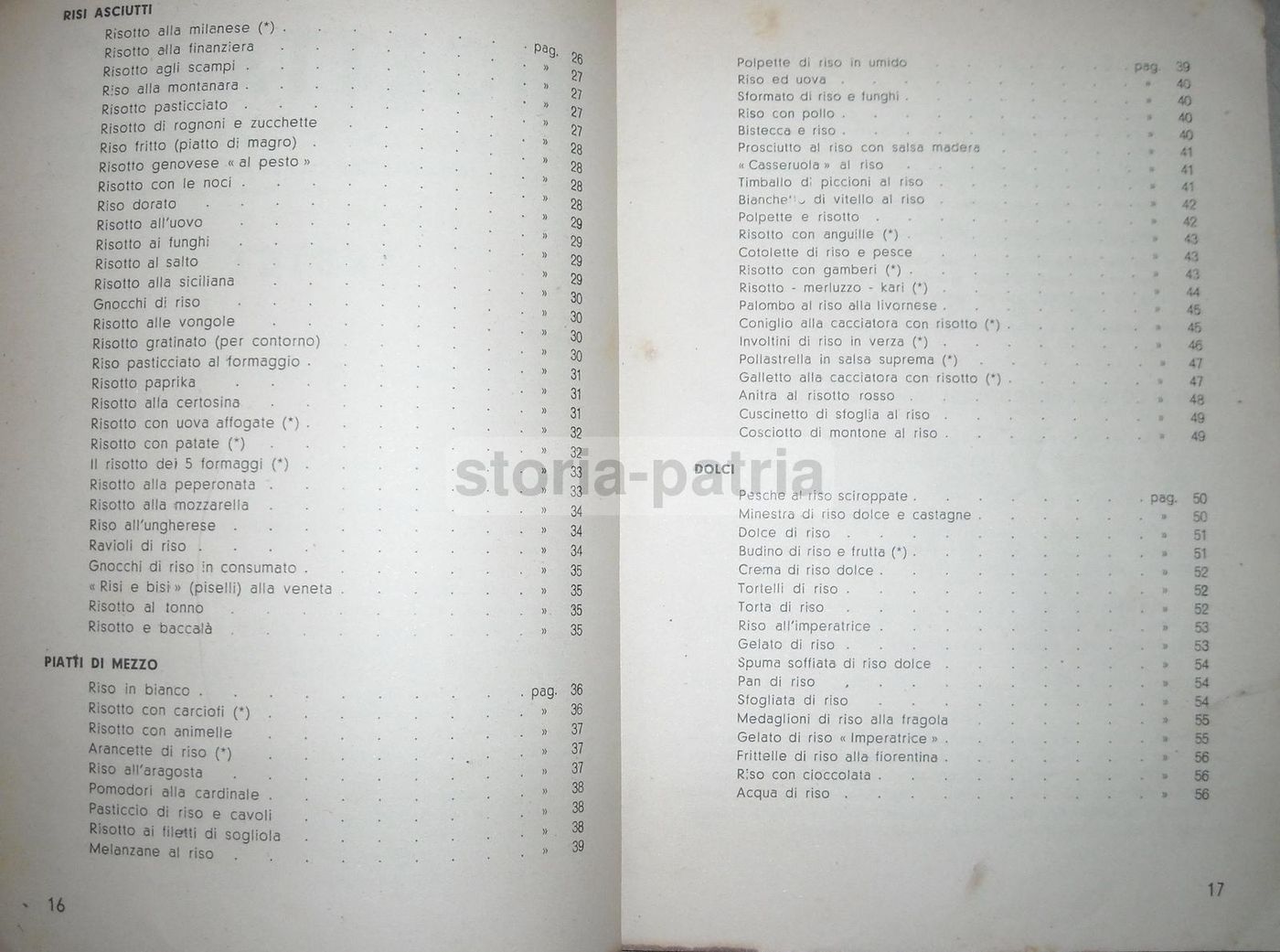 Ricettario Riso 1941 Ente Nazionale Risi Cucina Italiana Fascista