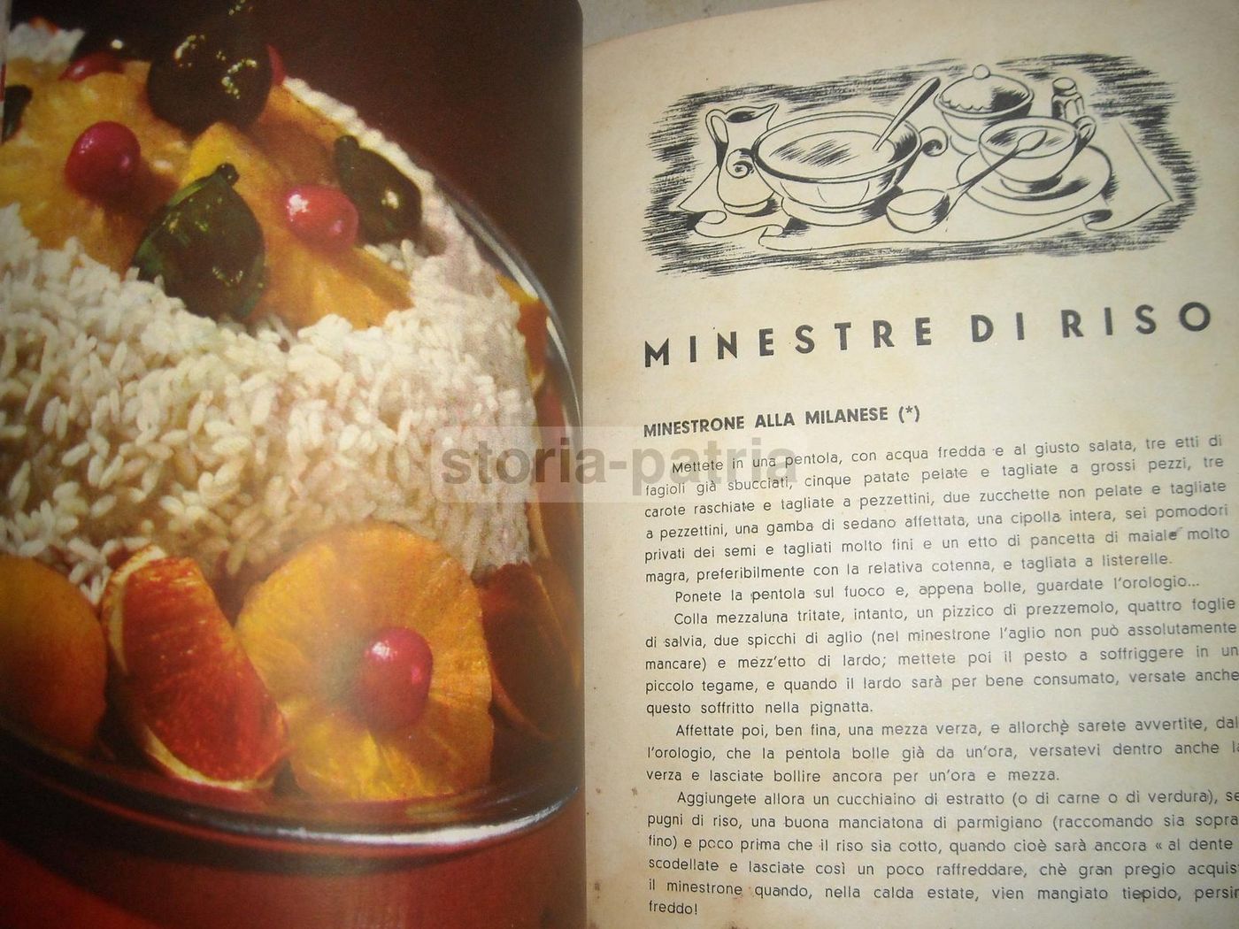 Ricettario Riso 1941 Ente Nazionale Risi Cucina Italiana Fascista
