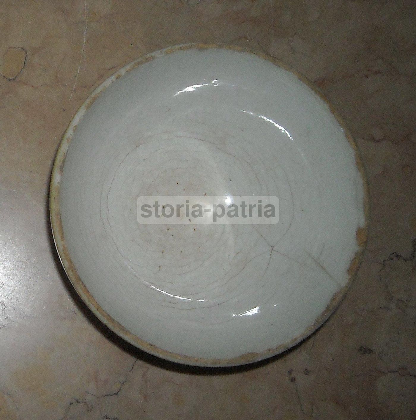 Tazza In Ceramica Scala Pordenone Con Decoro Floreale, Anni '30