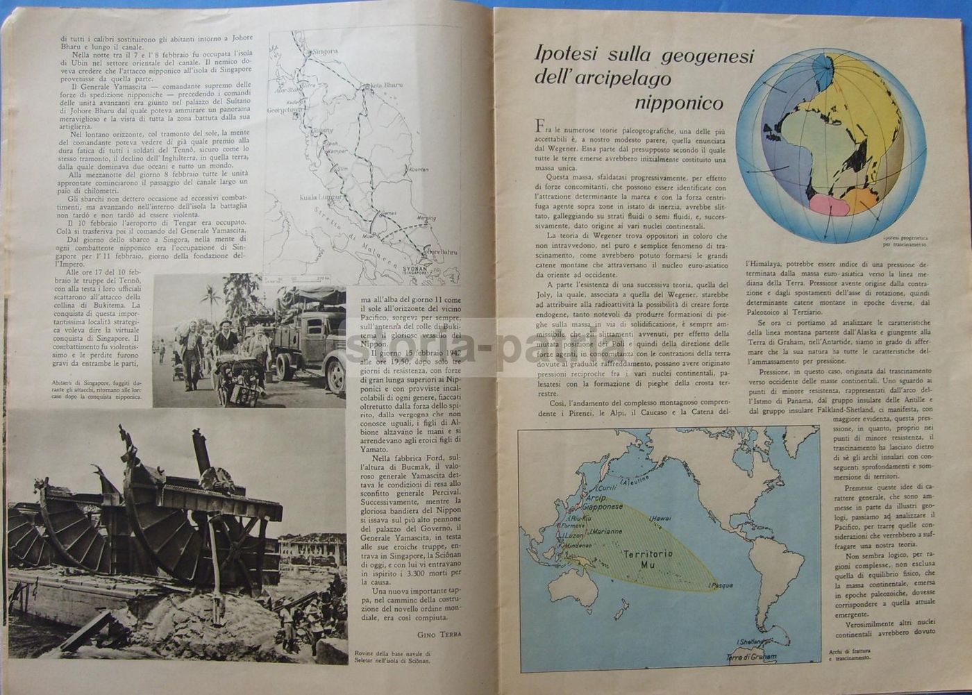 Yamato 1943: Rivista Mensile Italo Giapponese. Singapore, Ferrovie E Cultura Nipponica