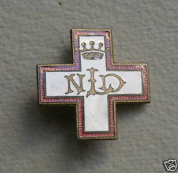 Distintivo Araldico Croce Con Corona NLD, Fratelli Lorioli Milano