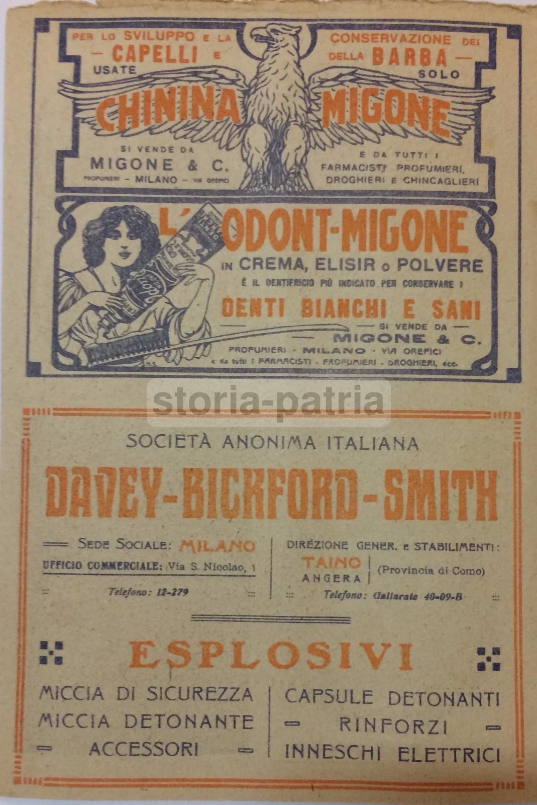 Stampa Pubblicitaria Macchine Aerodinamiche Curti, Primi '900