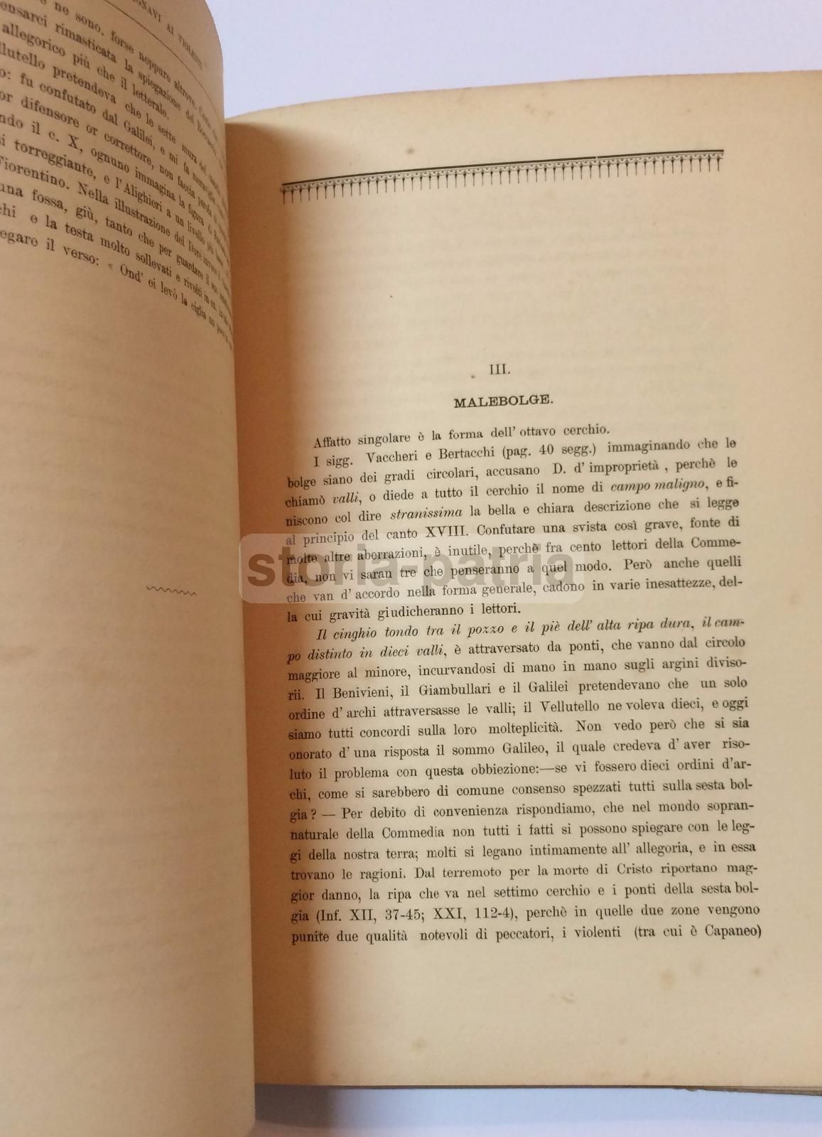 Russo Nell'Inferno Di Dante 1893 Malebolge Tavole Litografiche