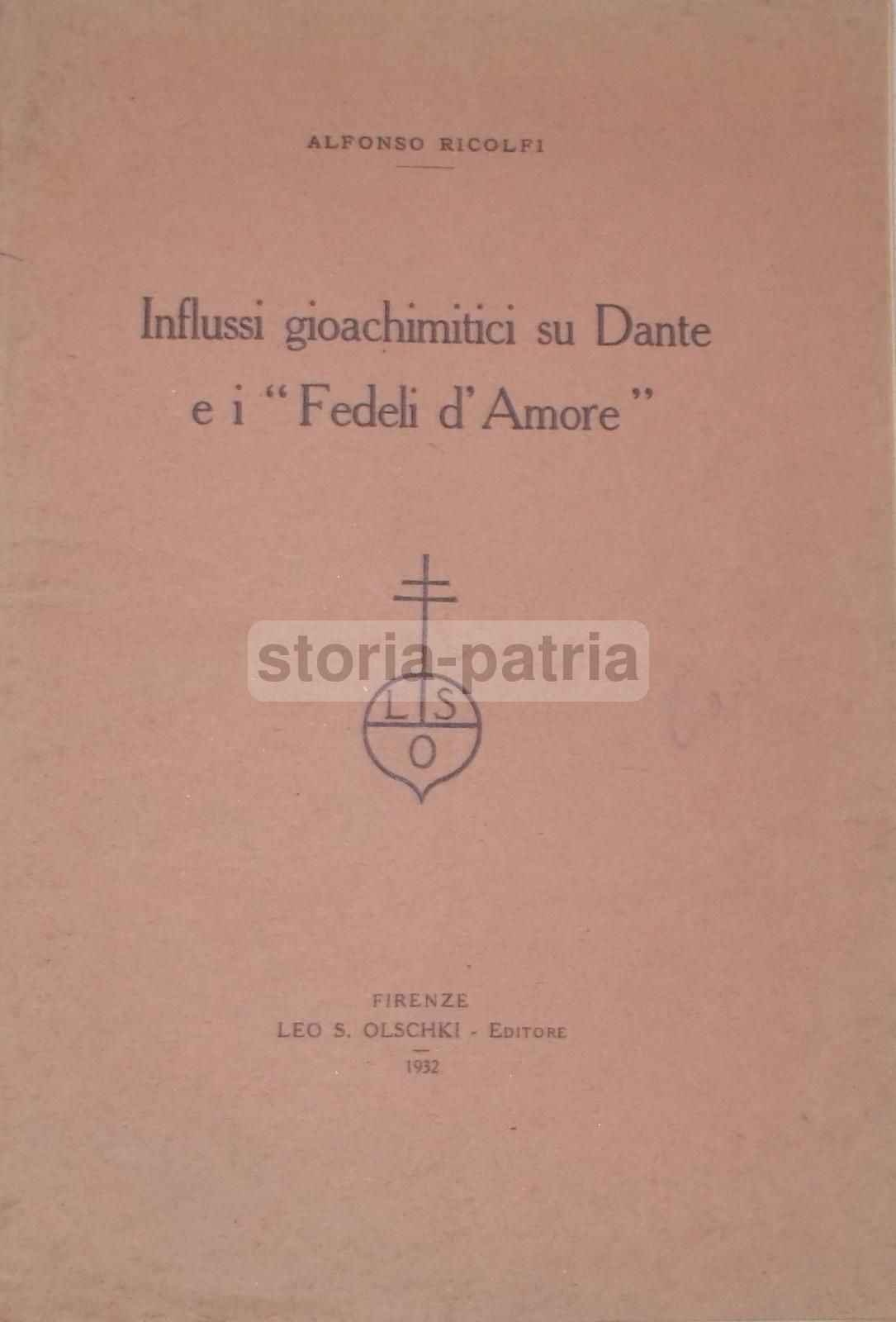 Ricolfi: Influssi Gioachimitici Su Dante E I "Fedeli d'Amore" (1932)