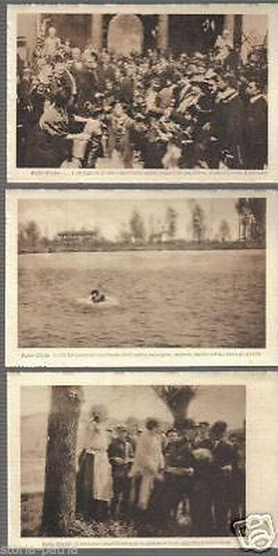 Valor Civile, Edmondo De Amicis: Serie Di 4 Cartoline Cinematografiche, Film Artistica Gloria (Torino), Anni '30