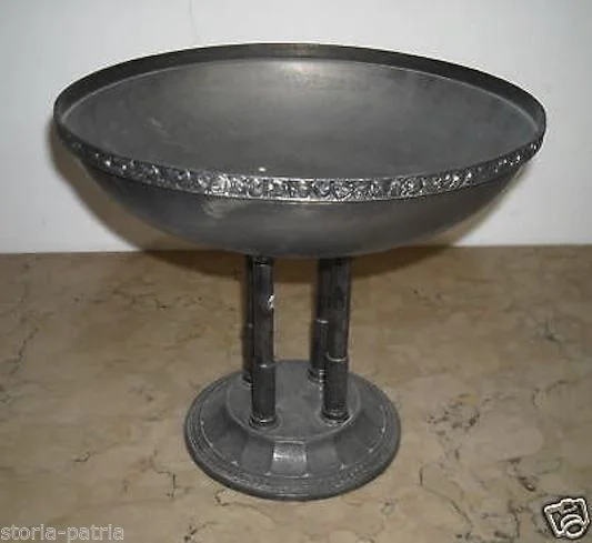 Period Silver-Plated Footed Stand for Sweets and Fruit, Vintage Centerpiece