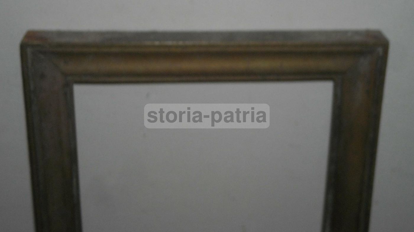 Antica Cornice Decorativa In Ottone O Bronzo Del XIX Secolo