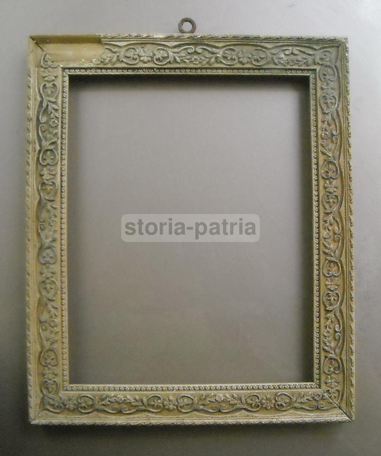 Cornice Antica Liberty Con Rilievi Floreali Primi '900