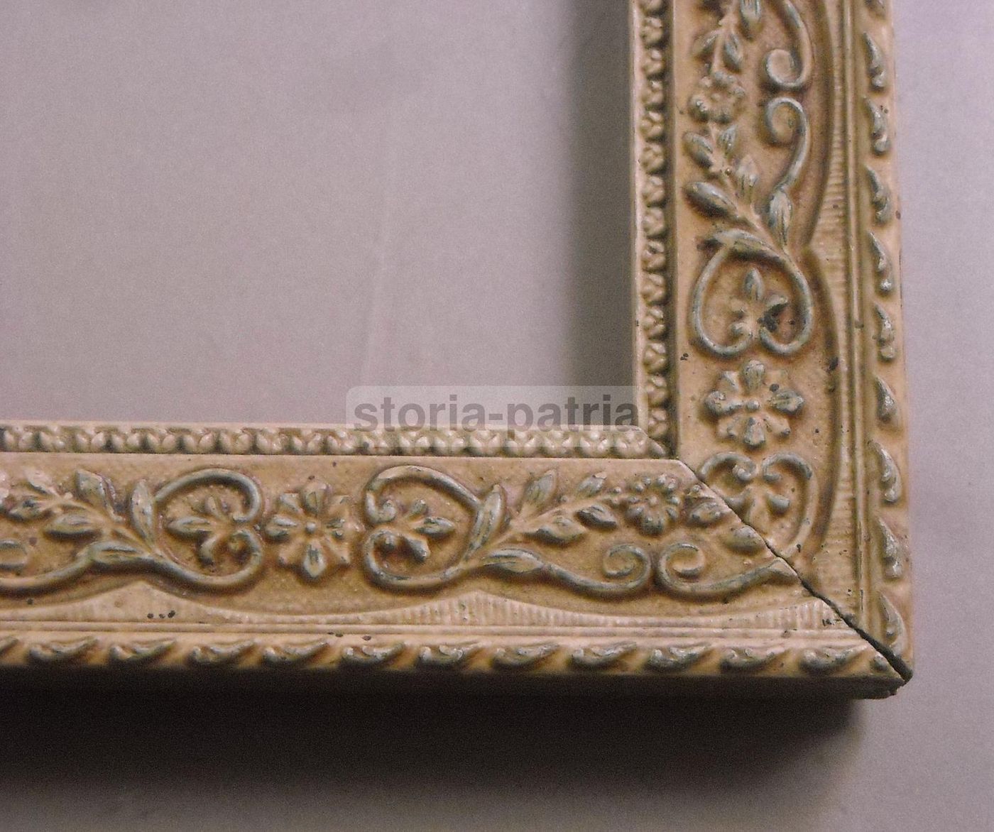 Cornice Antica Liberty Con Rilievi Floreali Primi '900