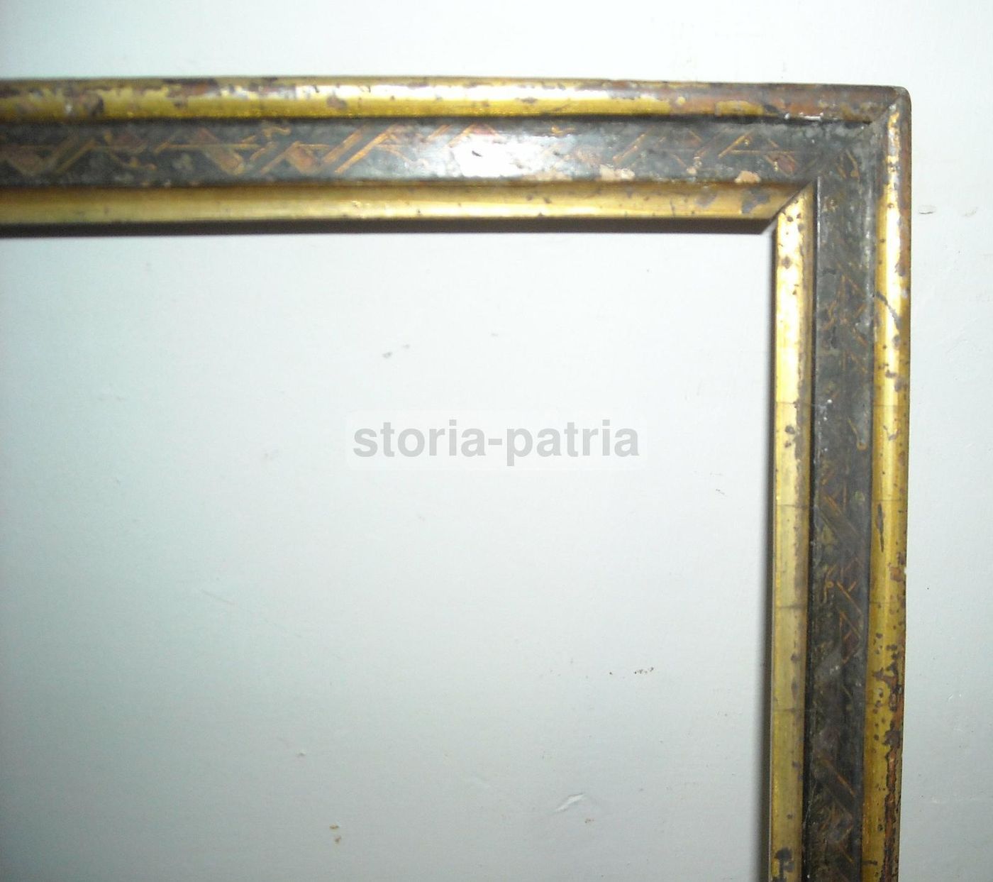 Cornice Antica Laccata E Dorata, Fine '800 Inizio '900