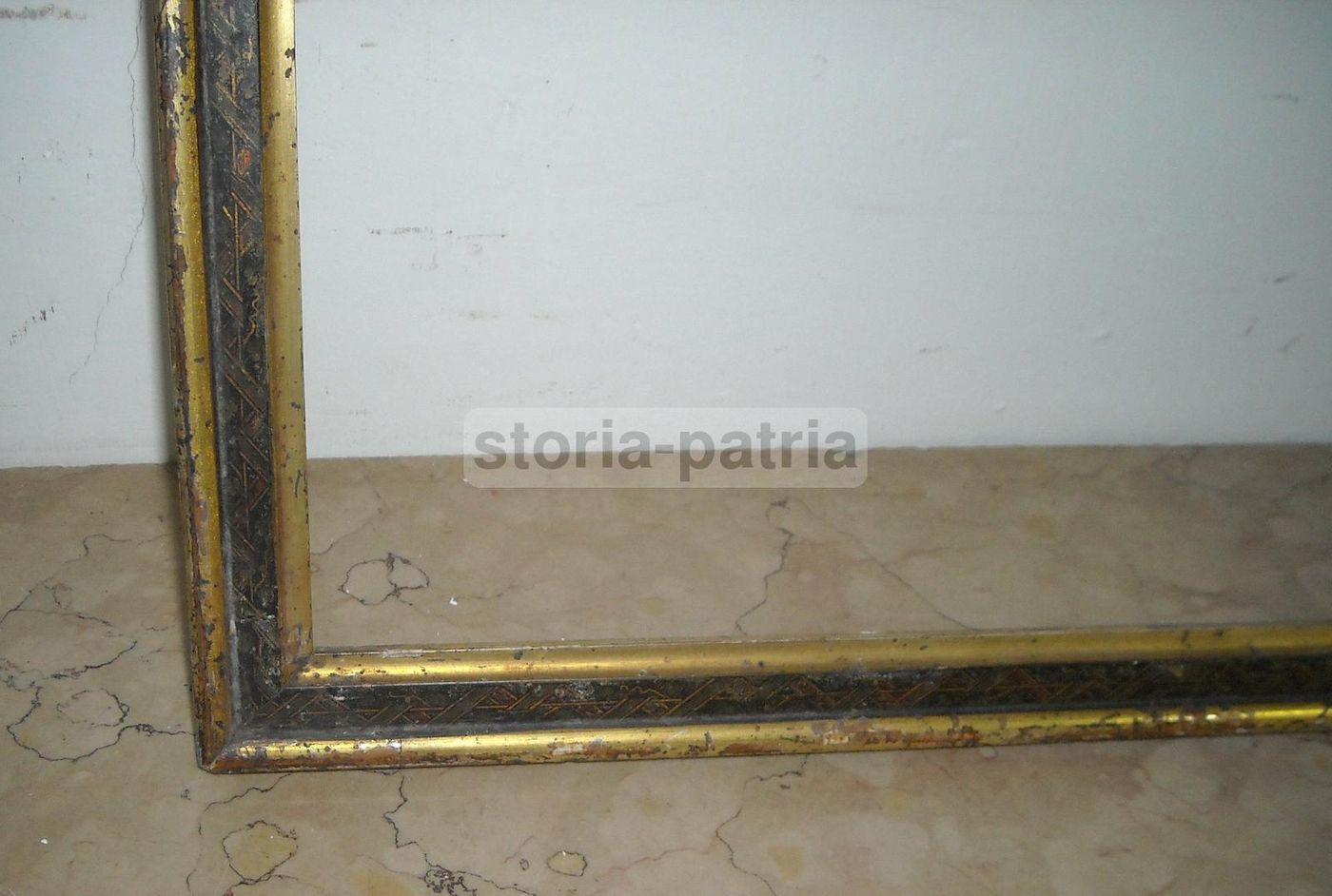 Cornice Antica Laccata E Dorata, Fine '800 Inizio '900