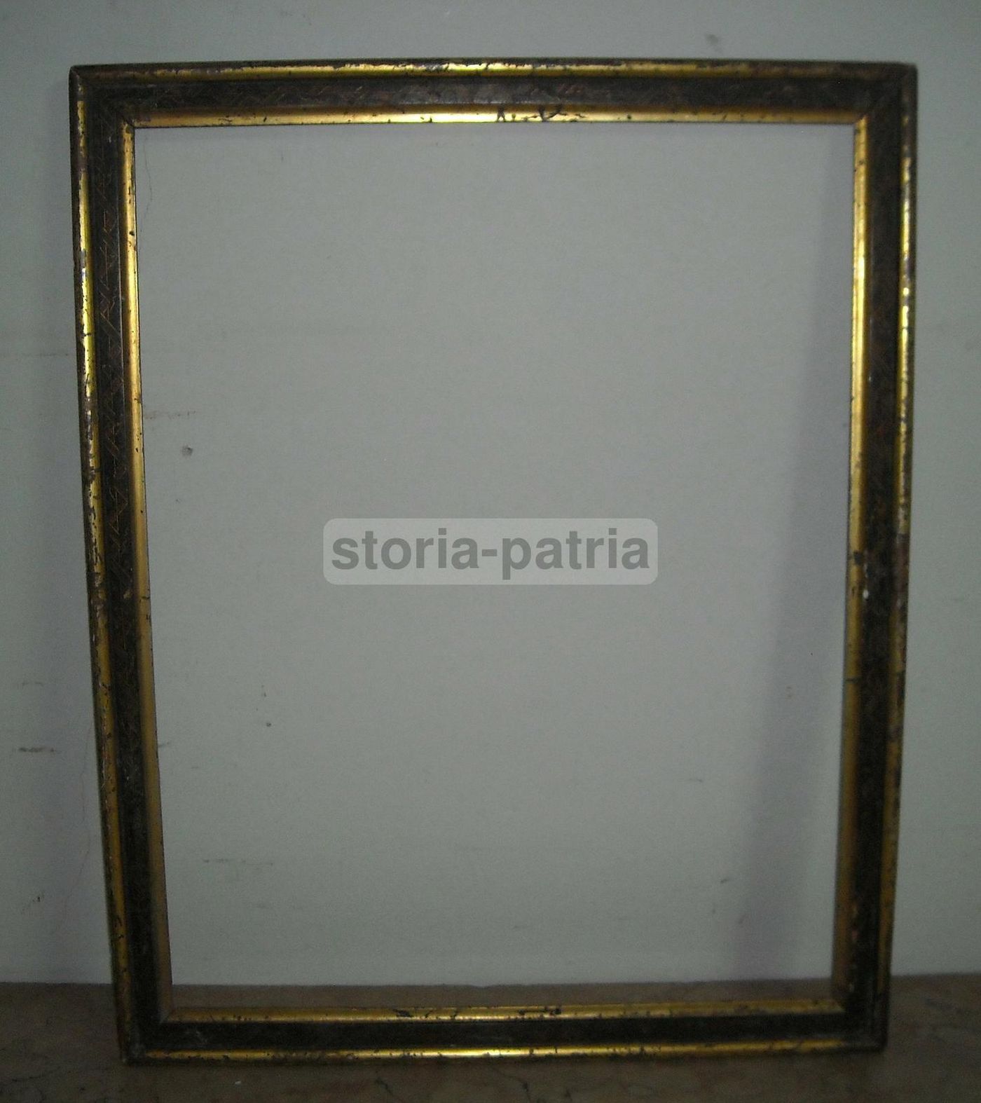 Cornice Antica Laccata E Dorata, Fine '800 Inizio '900