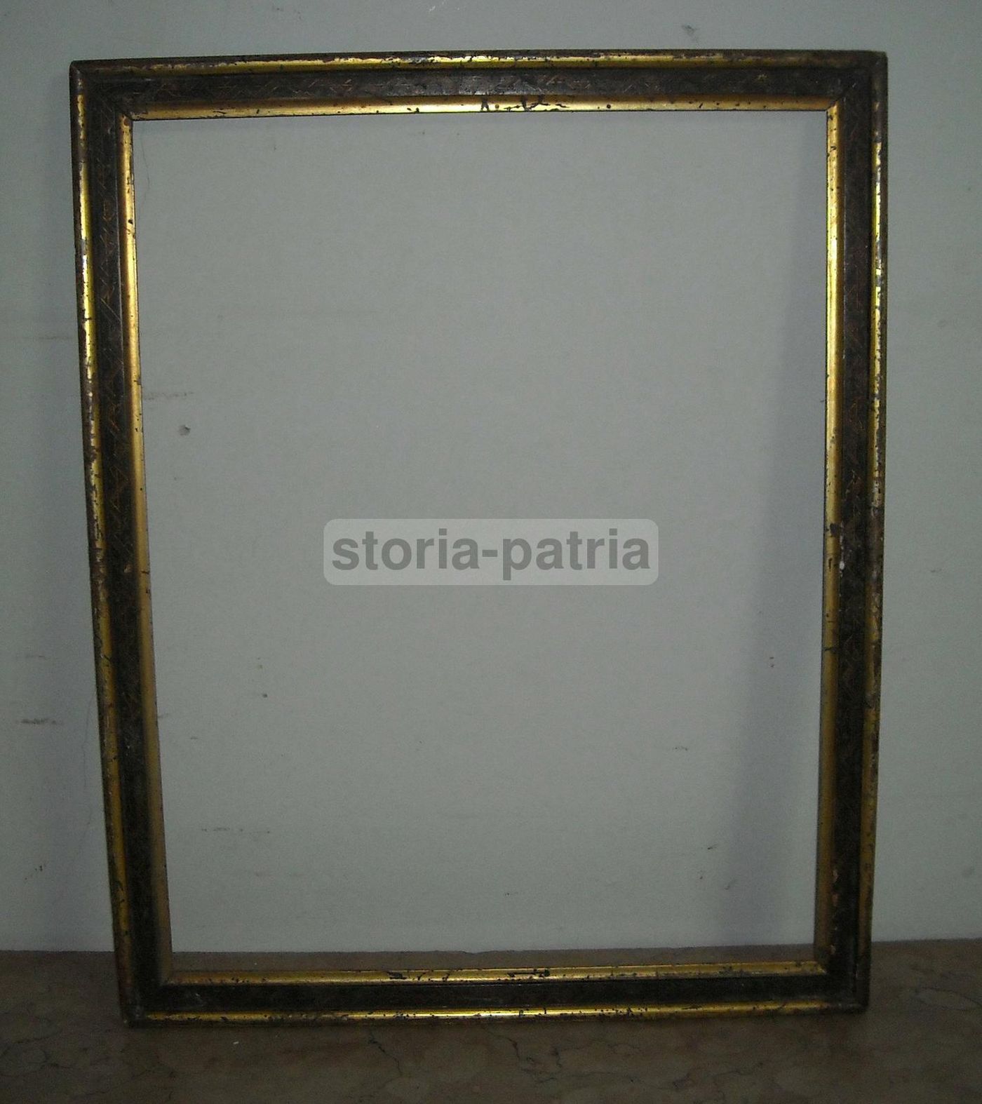 Cornice Antica Laccata E Dorata, Fine '800 Inizio '900