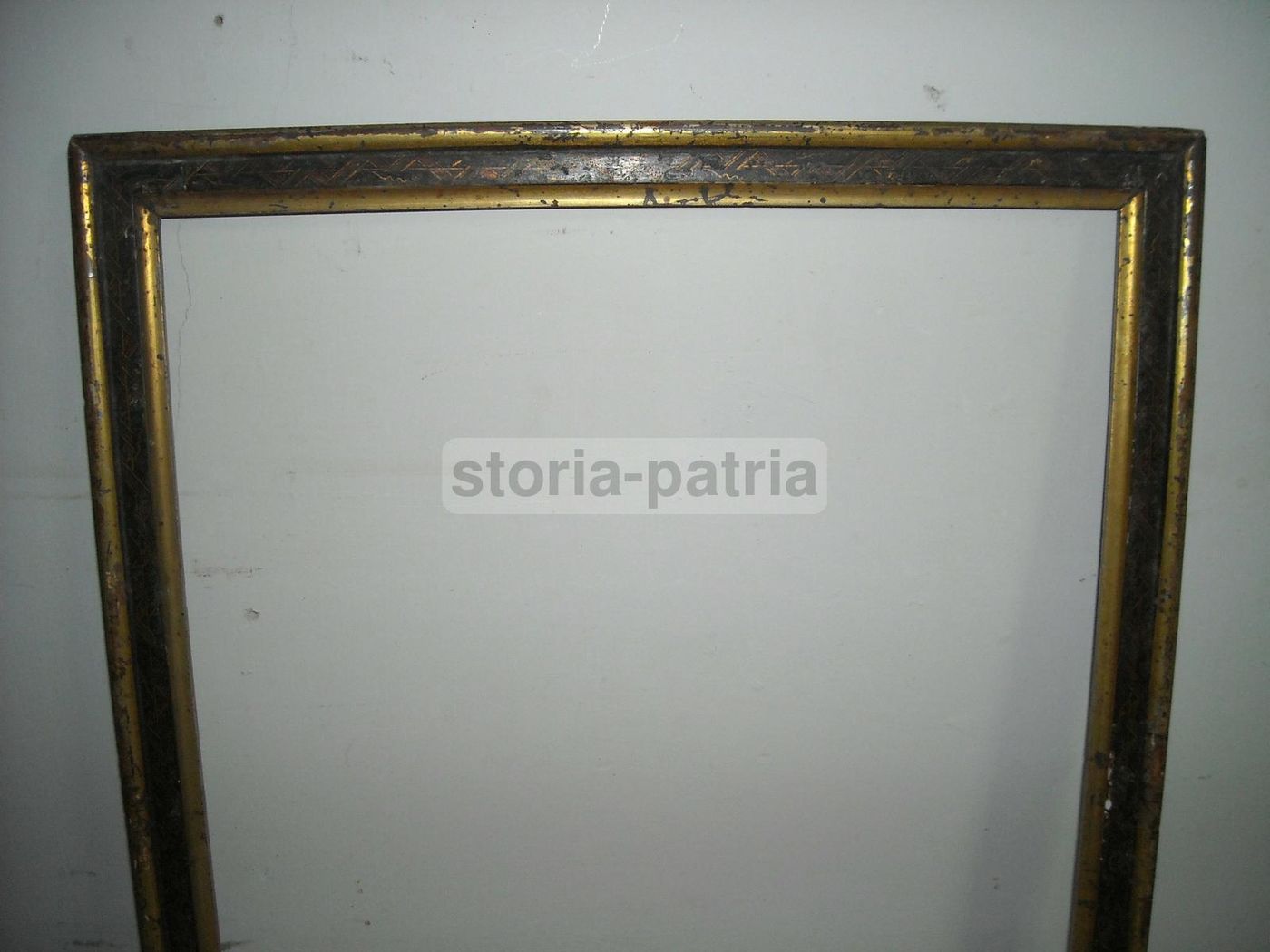 Cornice Antica Laccata E Dorata, Fine '800 Inizio '900