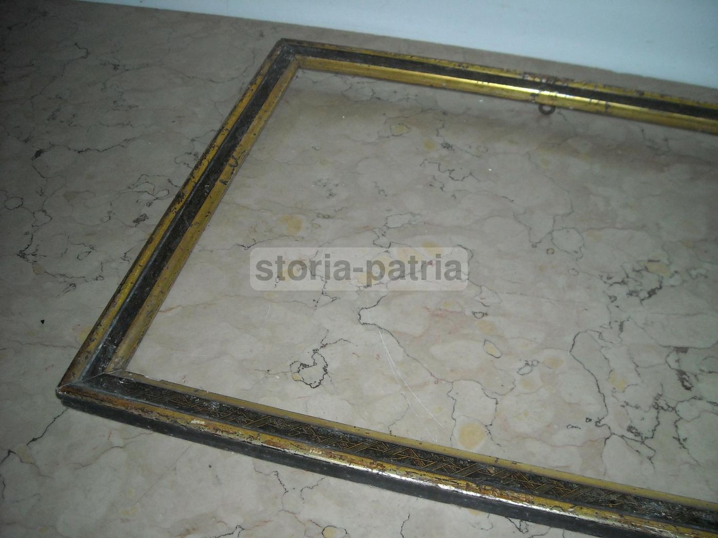 Cornice Antica Laccata E Dorata, Fine '800 Inizio '900