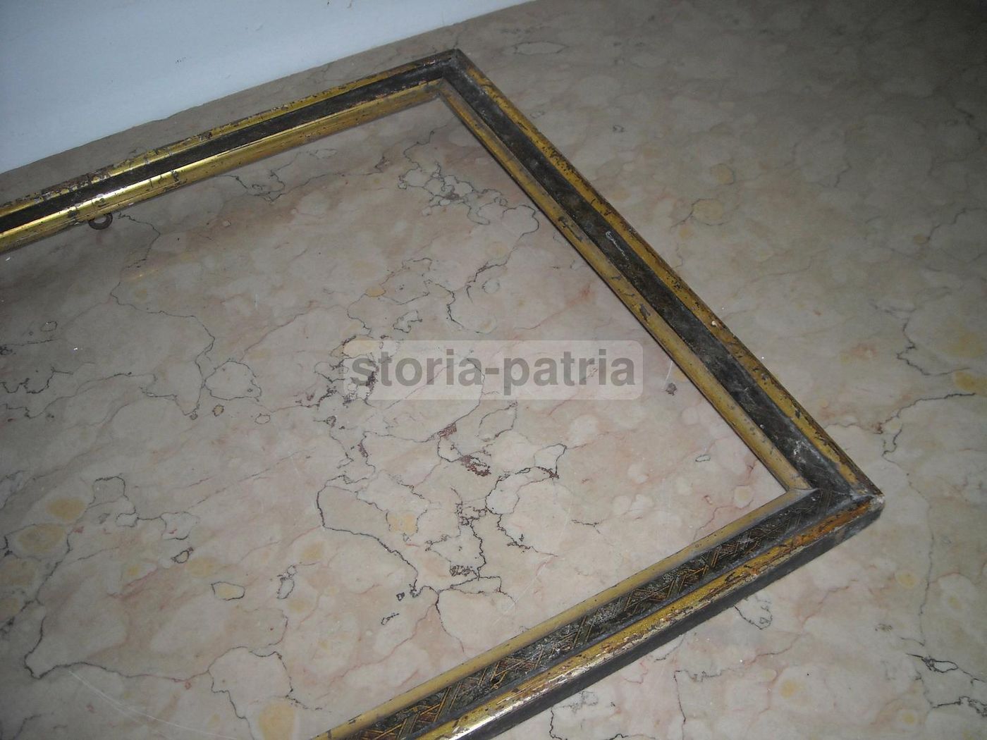 Cornice Antica Laccata E Dorata, Fine '800 Inizio '900