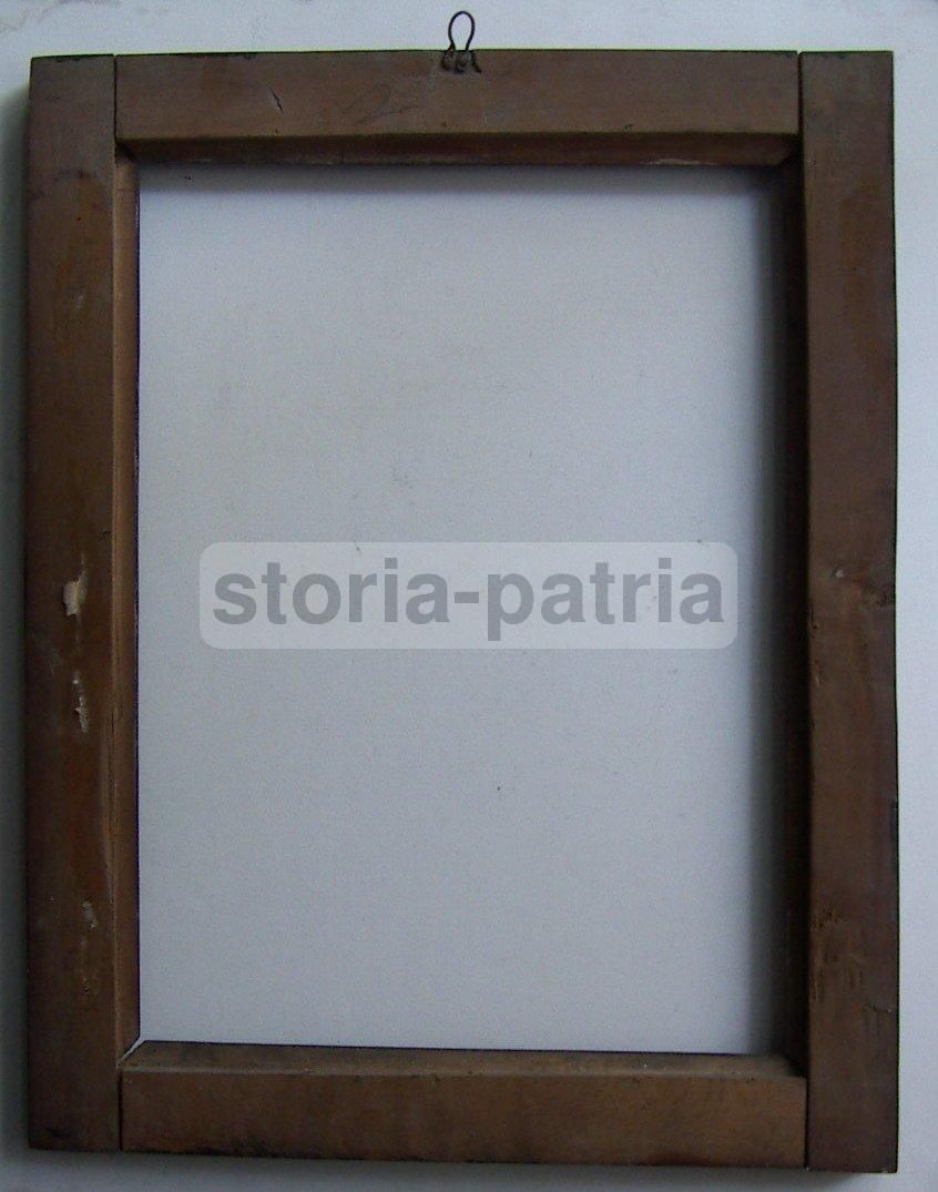 Antica Cornice In Legno Ebanizzato, Prima Metà Del XIX Secolo