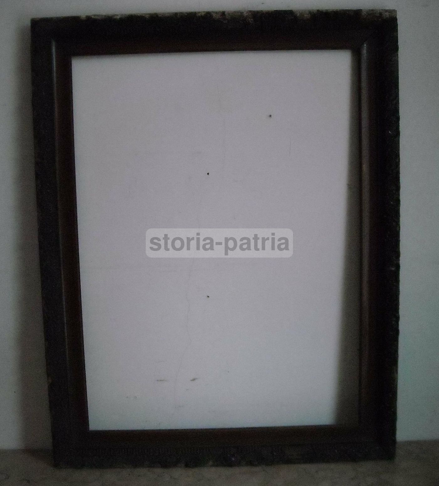 Cornice Antica Liberty In Legno 77x60 Cm Da Restaurare, Primo '900