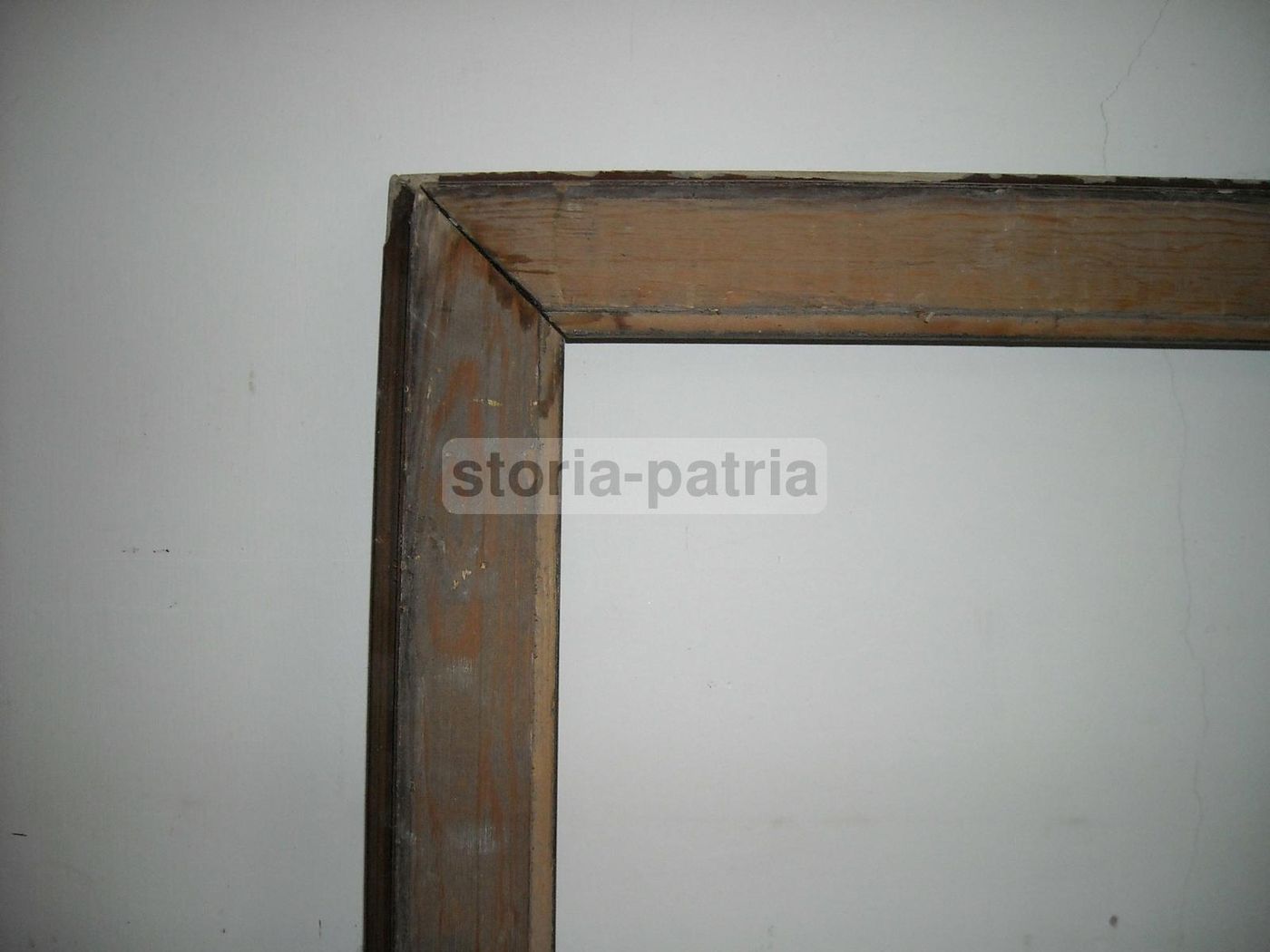 Cornice Antica Liberty In Legno 77x60 Cm Da Restaurare, Primo '900