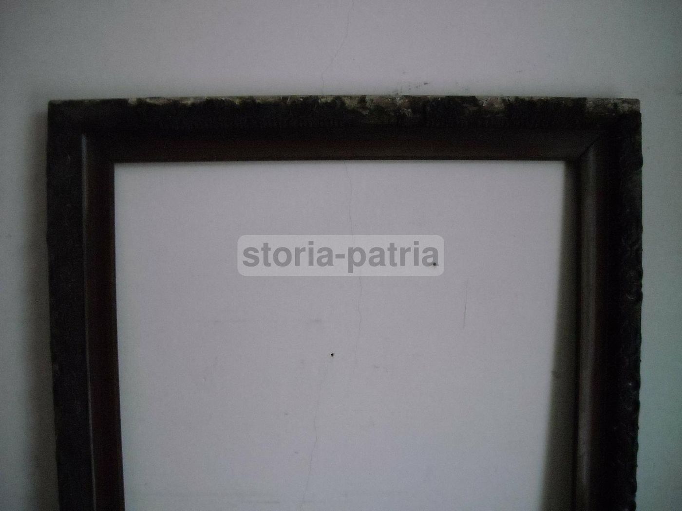 Cornice Antica Liberty In Legno 77x60 Cm Da Restaurare, Primo '900