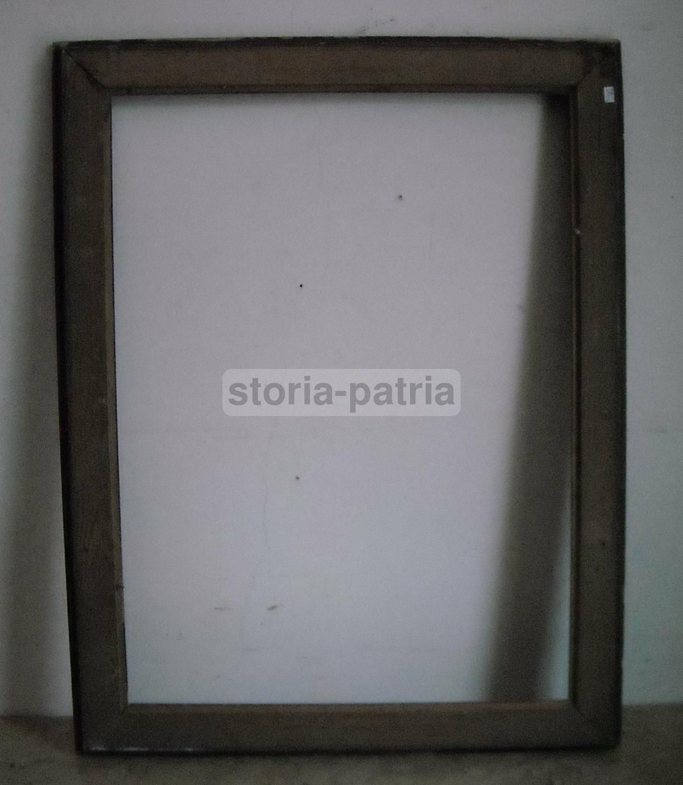 Cornice Antica Liberty In Legno 77x60 Cm Da Restaurare, Primo '900