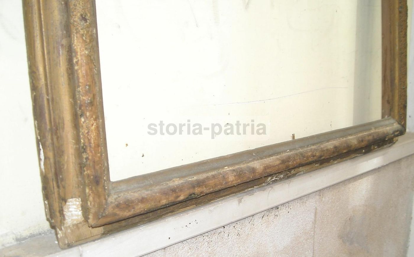 Cornice Antica Decorativa Dorata Del Settecento Per Dipinti E Opere